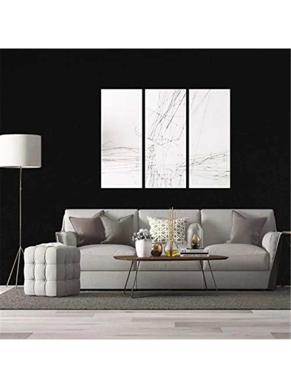 Black Peel Stick Wallpaper Self Adhesive Contact Paper Waterproof Vinyl Roll